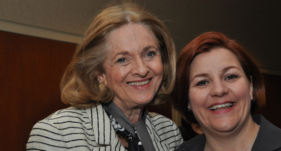 Board Member Betsy Cohn w/ former New York City Council Speaker Christine C. Quinn