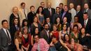 Seth Gelblum with the Resident Playwright Company at the 2013 Spring Luncheon
