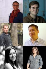 Clockwise from top left: Christina Anderson, Andy Bragen, Clarence Coo, Erin Courtney, Laura Marks, Kenneth Prestininzi