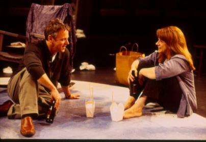 Paul Ford, Jr as David and Melanie Julian as Susan in Pittsburgh Playhouse Production 