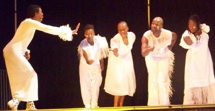 <I>blood pudding</i>, directed by Baraka de Soleil, at New York SummerStage Festival, 2010.