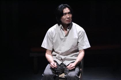 Greg Watanabe in <I>Extraordinary Chambers</I> at the Geffen Playhouse. Photo by Michael Lamont.