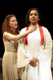 Autumn Hurlbert & Phylicia Rashad in the Arena Stage at the Mead Center for American Theater production. Photo by Joan Marcus.