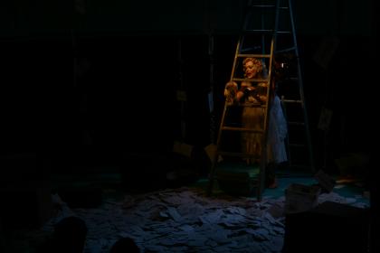 Taylor Mac and puppets