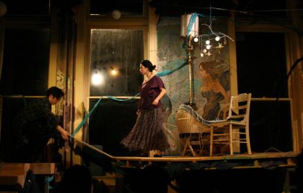 Nick Lehane and Robin Abramson in Quantum Theatre's production, directed by Daniella Topol