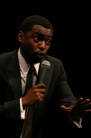 Douglas Scott Streater in <I>The Shipment</i>. Photo by Paula Court