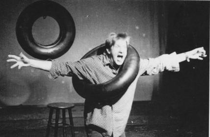 "With a shove only my father could produce he pushed me out into the open air." Chester (Paul Sparks): Urban Stages.