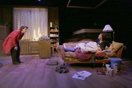 Meighan Gerachis, Kristen Magee, and Laura T. Fisher, Theater Wit, Chicago, 2014.