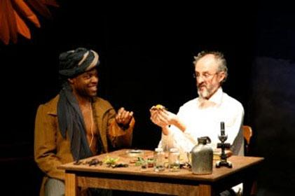 Richard Prioleau and Michael Kevin Ryan in <I>Man-Made</i>. Photo by Susan Cook.