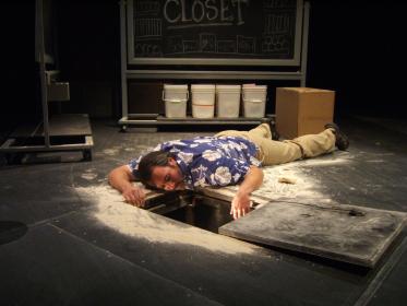 CLAUDE: Huxley, what are you doing down there—Huxley?...It’s amazing how quickly you’re moving...What is all that? Chalk?