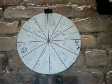 Playwright's Art Project: Structuring the play as a large pizza. 12 slices, 12 scenes