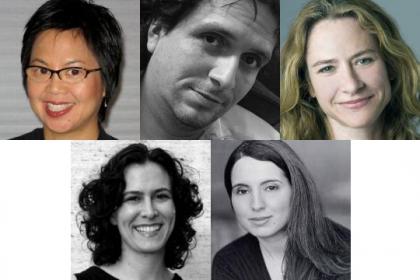 Clockwise from Top Left: Eugenie Chan, Carlos Murillo, Julie Marie Myatt, Betty Shamieh & Carson Kreitzer