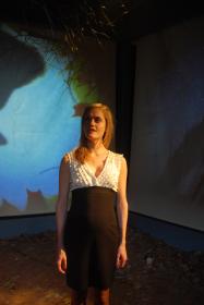 Meghan Reardon in Red Tape Theatre's 2012 production, dir. James D. Palmer