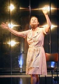 Paige Rogers in <I>Bone to Pick</I>, directed by Rob Melrose, Cutting Ball Theater, 2011.