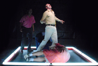 Temar Underwood, Jeremy Sarver, and Tom Myers in Men of Steel (Vampire Cowboys 2007)