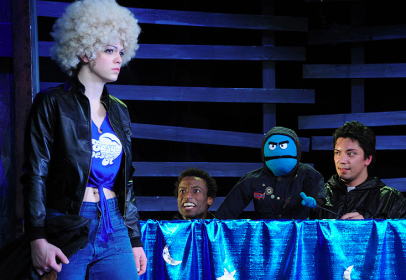 Bonnie Sherman, Sheldon Best, and Jon Hoche in Soul Samurai (Ma-Yi Theater & Vampire Cowboys 2009)