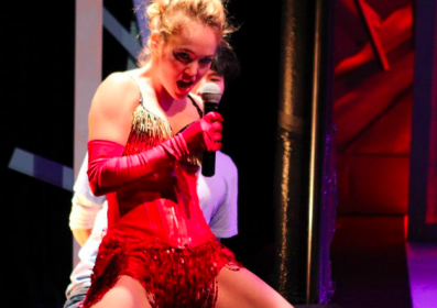 Nicky Schmidlein and Eugene Young Oh in Alice in Slasherland (Vampire Cowboys 2013)