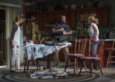 At Steppenwolf: Zoe Perry, Ira Amyx, Caroline Neff