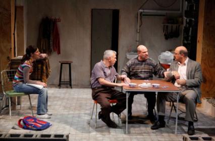 Tala Ashe, Ted Sod, Demosthenes Chrysan, Ramsey Faragallah. Set: Jason Simms. Costume: Jenny Mannis. Lights: Tyler Micoleau.