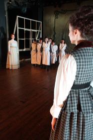 <I>Vendetta Chrome</I> at Clubbed Thumb, directed by Alexis Poledouris. Photo by Carl Skutsch.