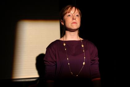 Angela Goethals in <em>The Zero Hour</em>, dir. Adam Greenfield. Photo: Rob Strong.